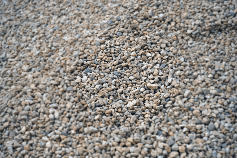 Kies, gewaschen